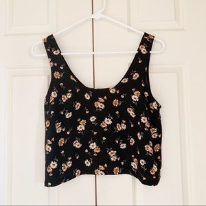 Forever 21 floral crop top